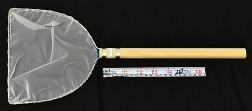 松田漁具 金魚用扇羽型玉網　●カ-70 白●